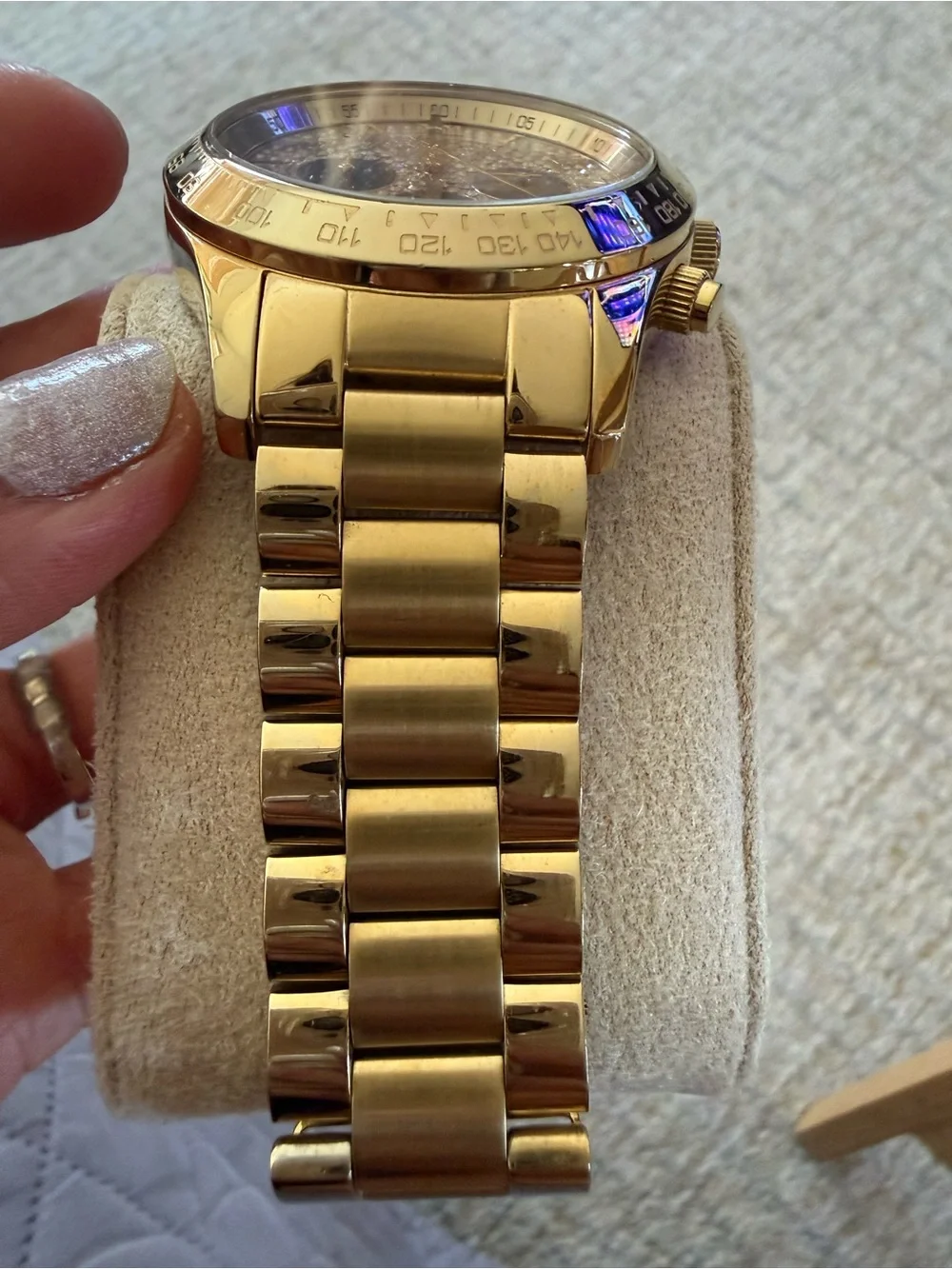 Michael Kors Women’s Layton Glitz Gold Watch MK5830